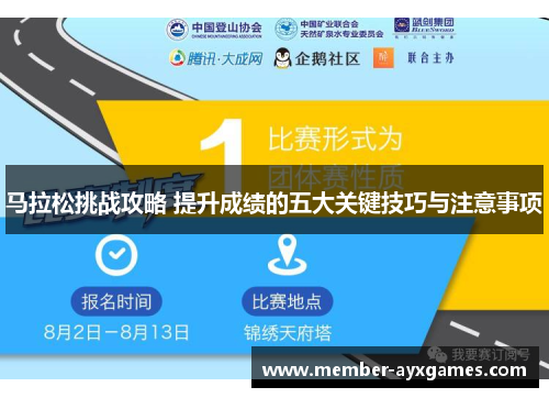 马拉松挑战攻略 提升成绩的五大关键技巧与注意事项