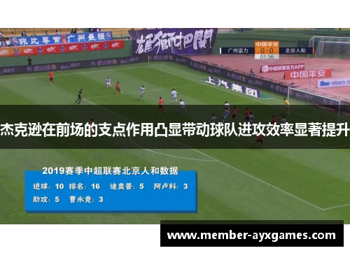 杰克逊在前场的支点作用凸显带动球队进攻效率显著提升 杰克逊在前场的支点作用凸显带动球队进攻效率显著提升